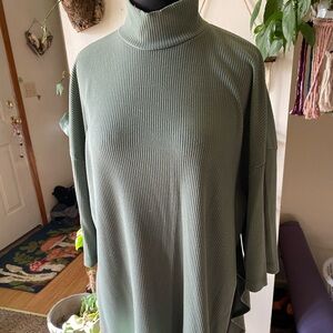 Dressed in Lala mock neck tunic size L